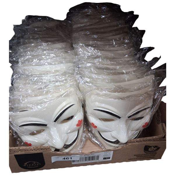 50 new adult sized Anonymous masks