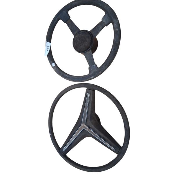 Vintage Pontiac car steering wheel and hard to find vintage Firebird 15" dia ea