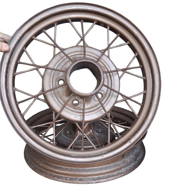 Pair of 1930s spoked rims