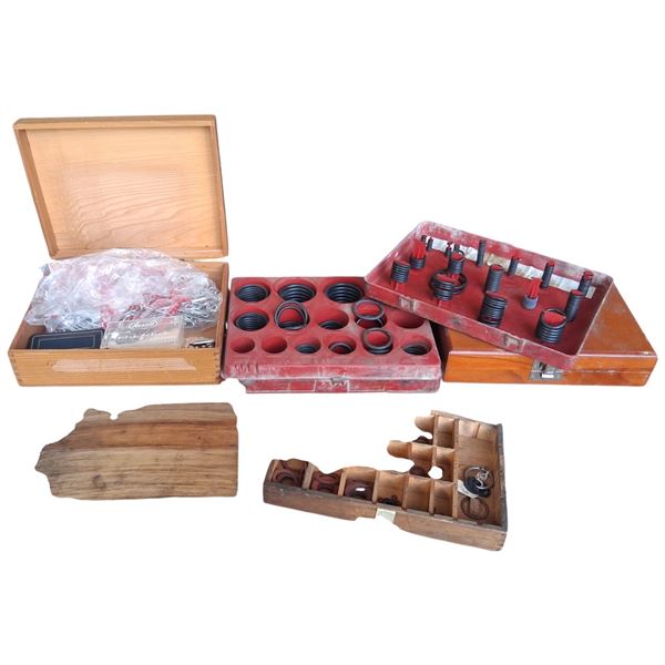 4 vintage tool cases