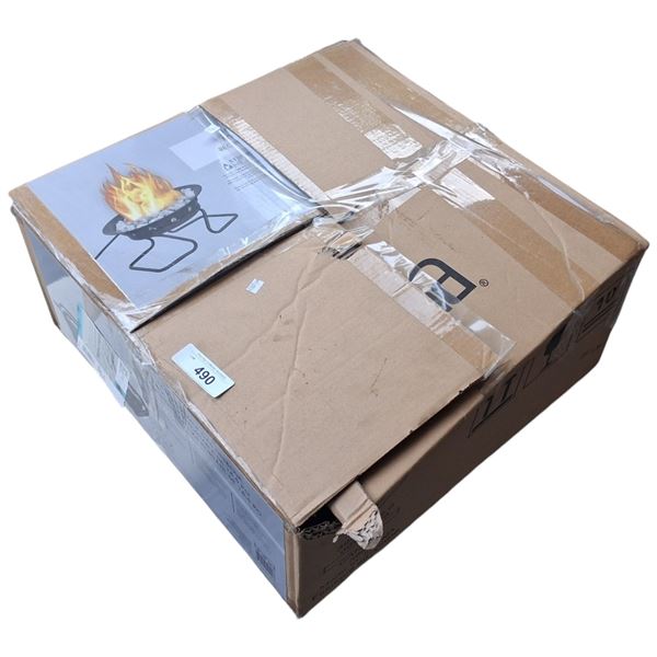 Brand new portable gas fire bowl, dimensions on box