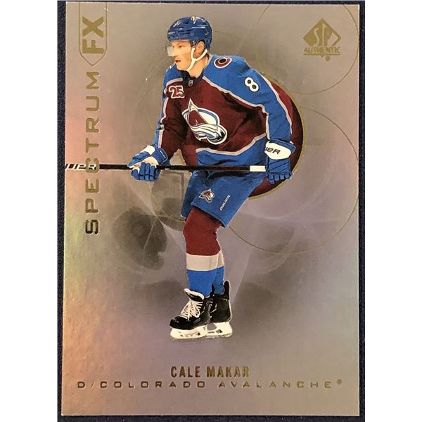 2020-21 UPPER DECK SPECTRUM FX CALE MAKAR ROOKIE CARD