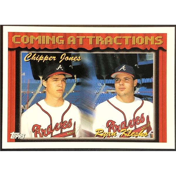 1994 TOPPS CHIPPER JONES (HOF) ROOKIE CARD