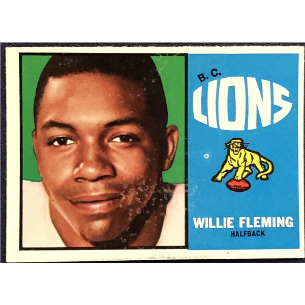 1964 O-PEE-CHEE CFL WILLIE FLEMING (HOF)