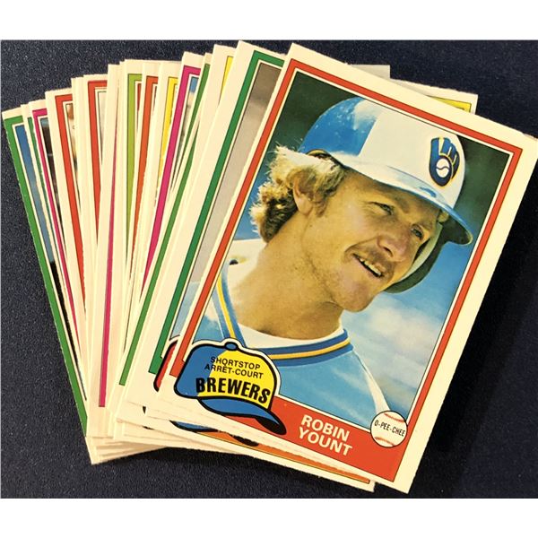 1981 O-PEE-CHEE BASEBALL COLLECTION