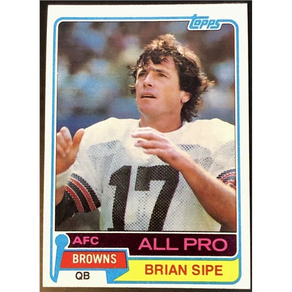1981 TOPPS BRIAN SIPE