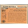 Image 2 : 1981 TOPPS ELVIN BETHEA (HOF)