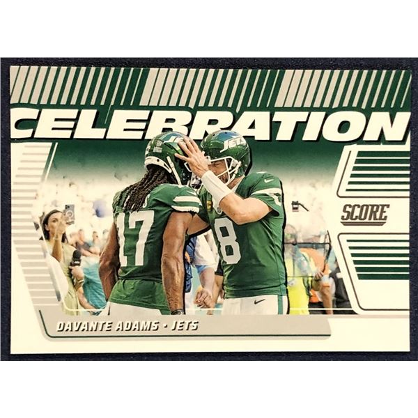 2025 SCORE NFL FOOTBALL CELEBRATION DAVANTE ADAMS