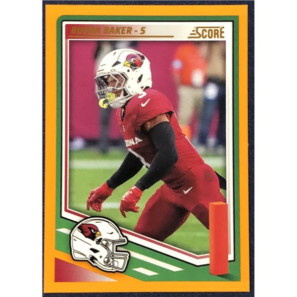 2025 SCORE NFL FOOTBALL ORANGE VARIATION BUDDA BAKER