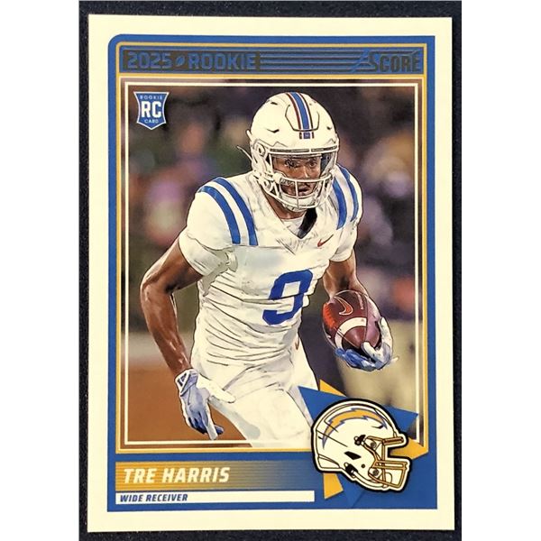 2025 SCORE NFL FOOTBALL TRE HARRIS ROOKIE CARD