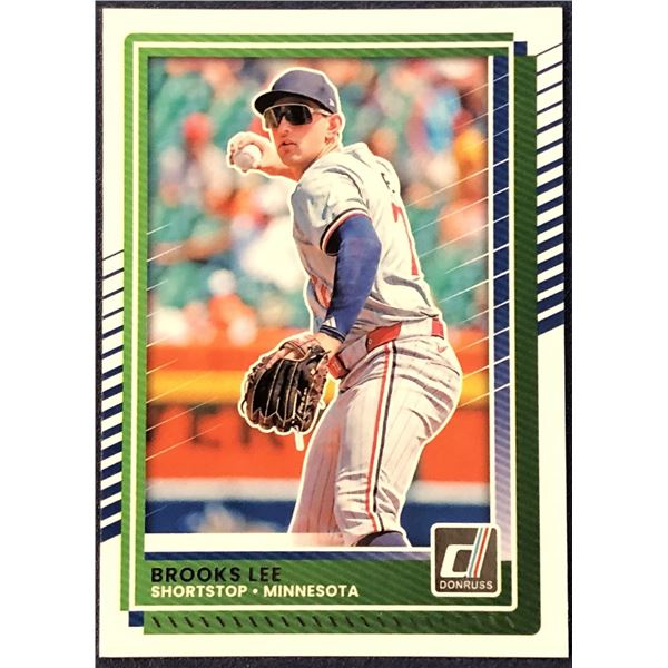 2025 DONRUSS BASEBALL BROOKS LEE ROOKIE CARD