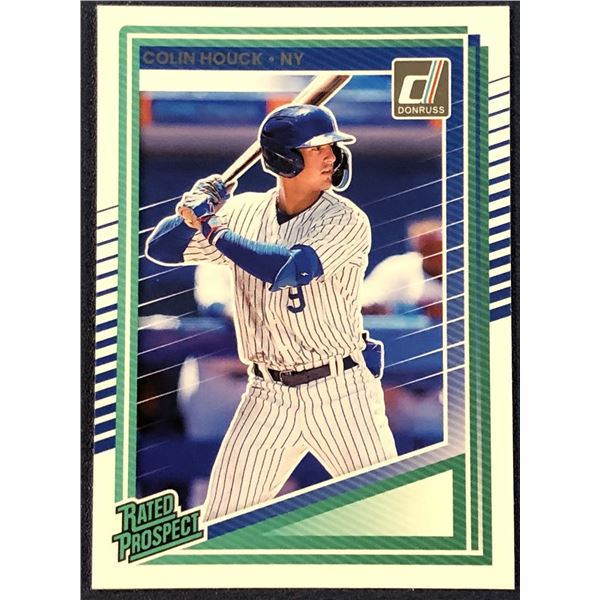 2025 DONRUSS BASEBALL COLIN HOUCK ROOKIE CARD