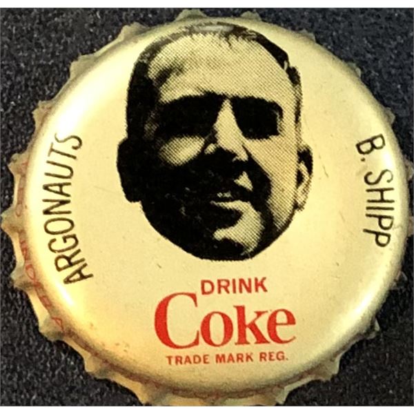 1965 COCA COLA CFL BOTTLE CAPS - BILLY SHIPP