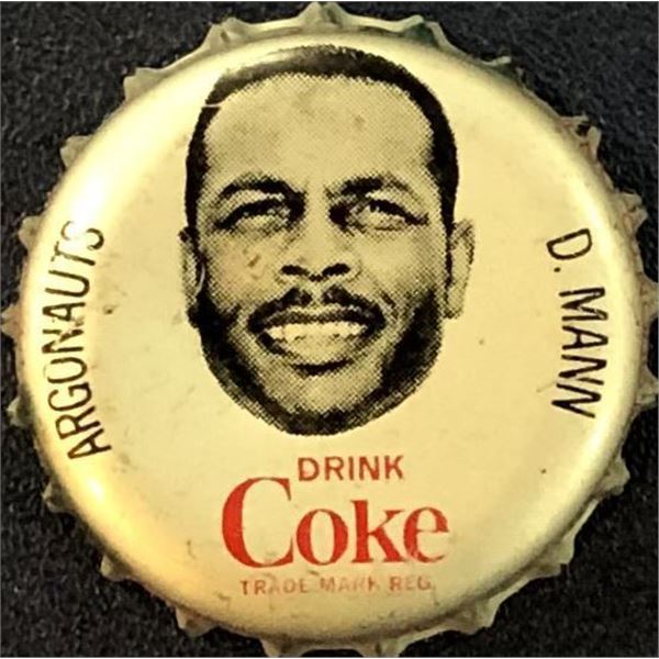 1965 COCA COLA CFL BOTTLE CAPS - DAVE MANN