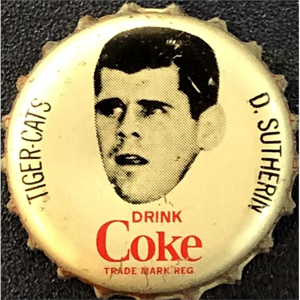 1965 COCA COLA CFL BOTTLE CAPS - DON SUTHERIN
