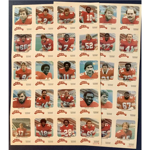 1981 RED ROOSTER CALGARY STAMPEDERS SET