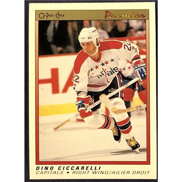 1990-91 O-PEE-CHEE PREMIER DINO CICCARELLI (HOF)
