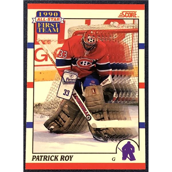 1990-91 SCORE NHL PATRICK ROY (HOF)