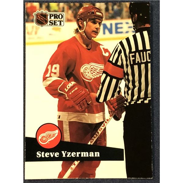 1991-92 PRO SET NHL STEVE YZERMAN (HOF)