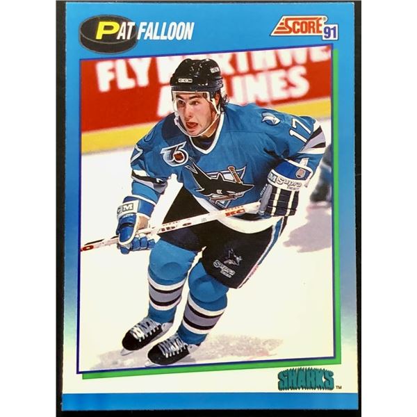 1991-92 SCORE PAT FALLOON ROOKIE CARD