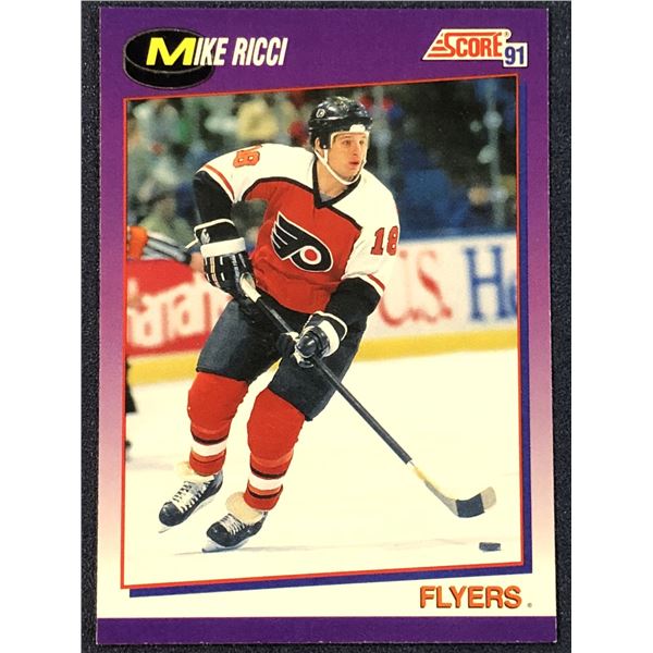 1991-92 U.S. SCORE NHL MIKE RICCI ROOKIE CARD
