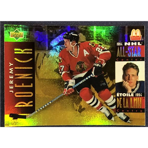 1994-95 UPPER DECK NHL JEREMY ROENICK (HOF)
