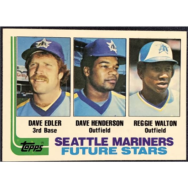 1982 TOPPS BASEBALL DAVE HENDERSON ROOKIE CARD