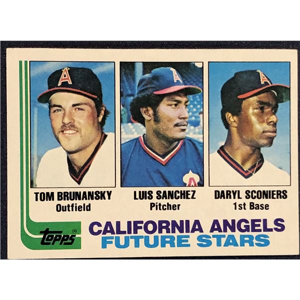 1982 TOPPS BASEBALL TOM BRUNANSKY ROOKIE CARD