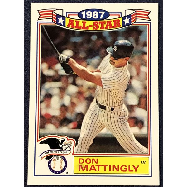 1988 TOPPS BASEBALL DON MATTINGLY