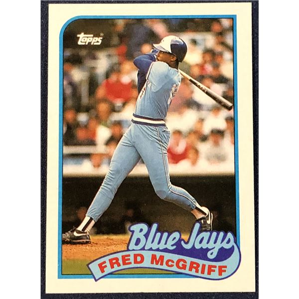 1989 TOPPS BASEBALL FRED McGRIFF (HOF)