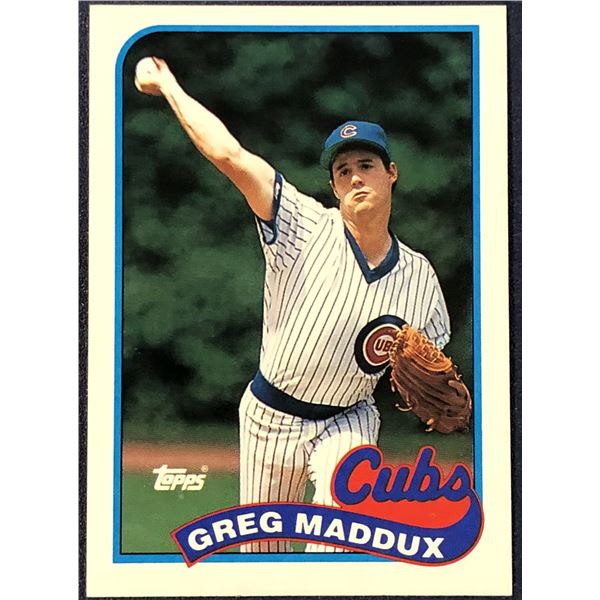 1989 TOPPS BASEBALL GREG MADDUX (HOF)