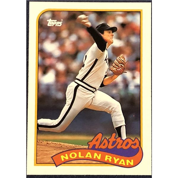 1989 TOPPS BASEBALL NOLAN RYAN (HOF)