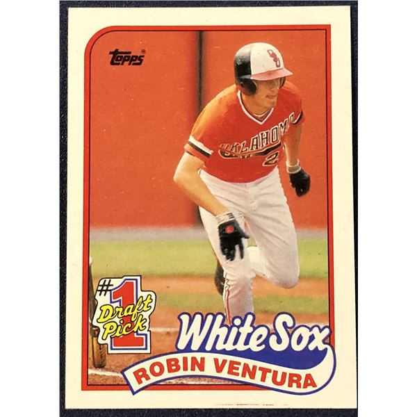 1989 TOPPS BASEBALL ROBIN VENTURA ROOKIE CARD