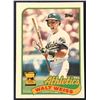 Image 1 : 1989 TOPPS BASEBALL WALT WEISS ROOKIE CARD