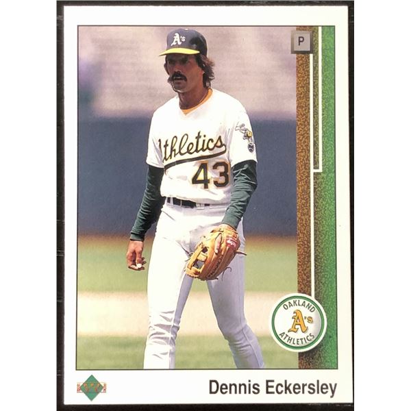 1989 UPPER DECK DENNIS ECKERSLEY (HOF)