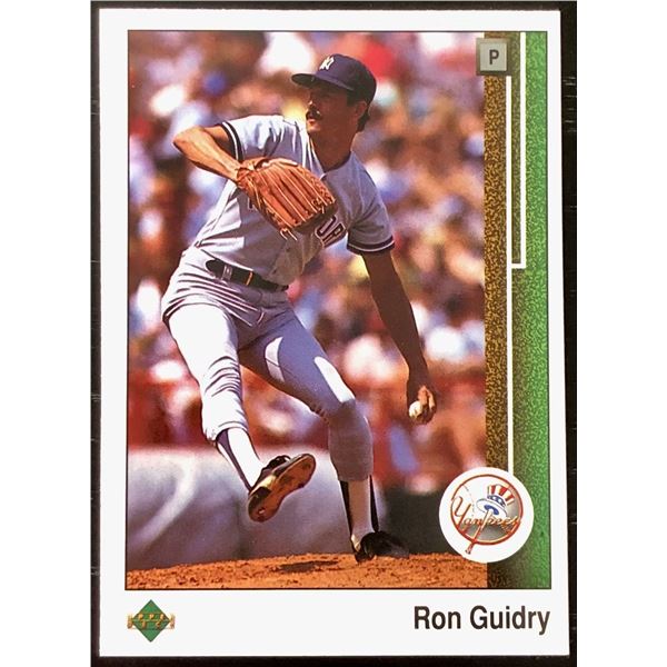 1989 UPPER DECK RON GUIDRY