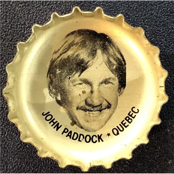 1980-81 PEPSI NHL BOTTLE CAPS - JOHN PADDOCK