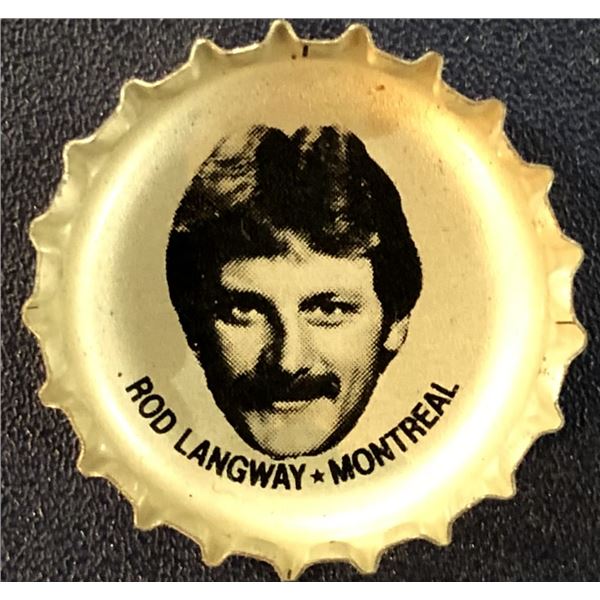 1980-81 PEPSI NHL BOTTLE CAPS - ROD LANGWAY