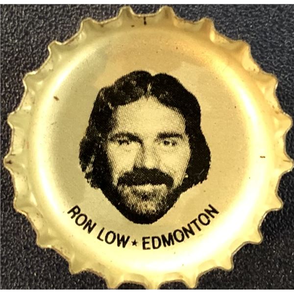 1980-81 PEPSI NHL BOTTLE CAPS - RON LOW