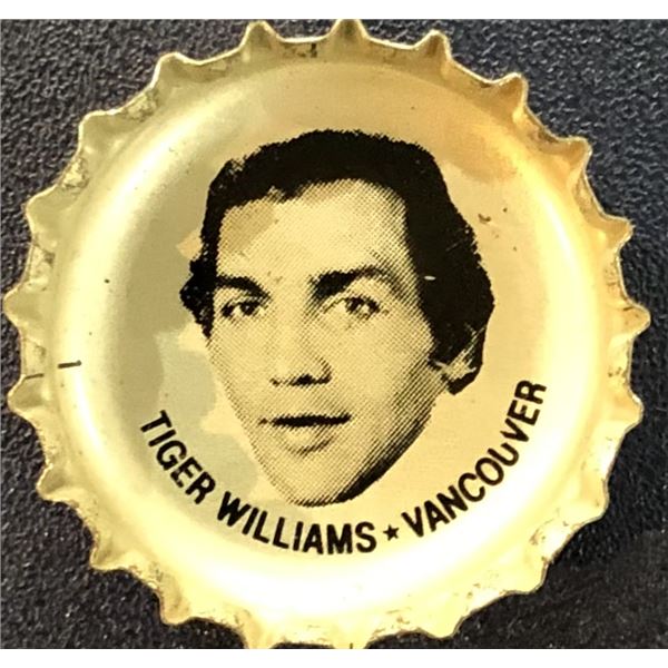 1980-81 PEPSI NHL BOTTLE CAPS - TIGER WILLIAMS