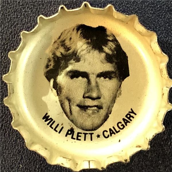 1980-81 PEPSI NHL BOTTLE CAPS - WILLI PLETT