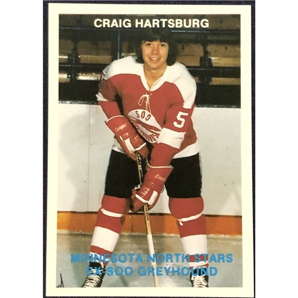 1987-88 OHL SOO GREYHOUNDS POLICE CARD - CRAIG HARTSBURG