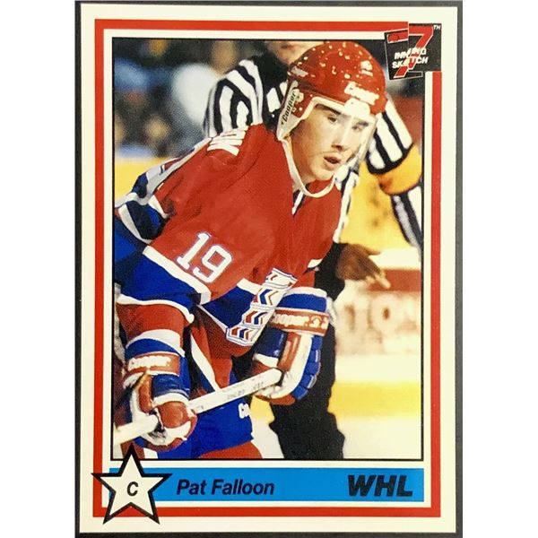 1990-91 JUNIOR CARD - PAT FALLOON