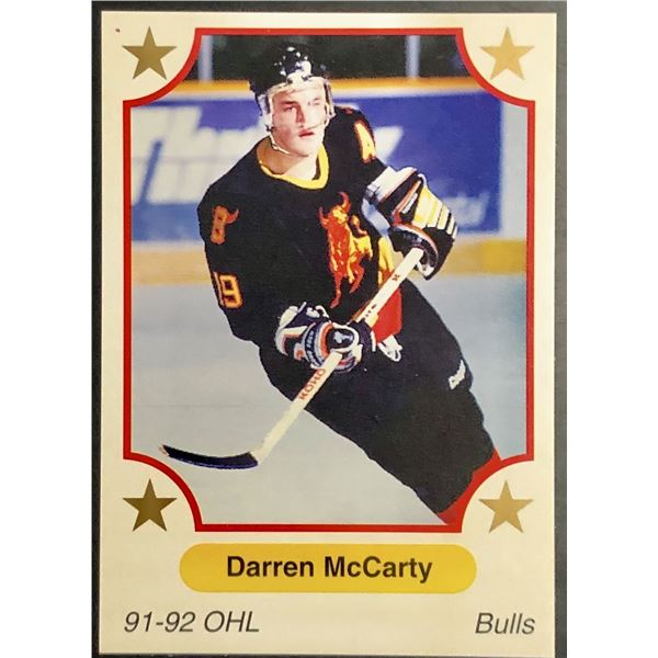 1991-92 JUNIOR CARD - DARREN McCARTY