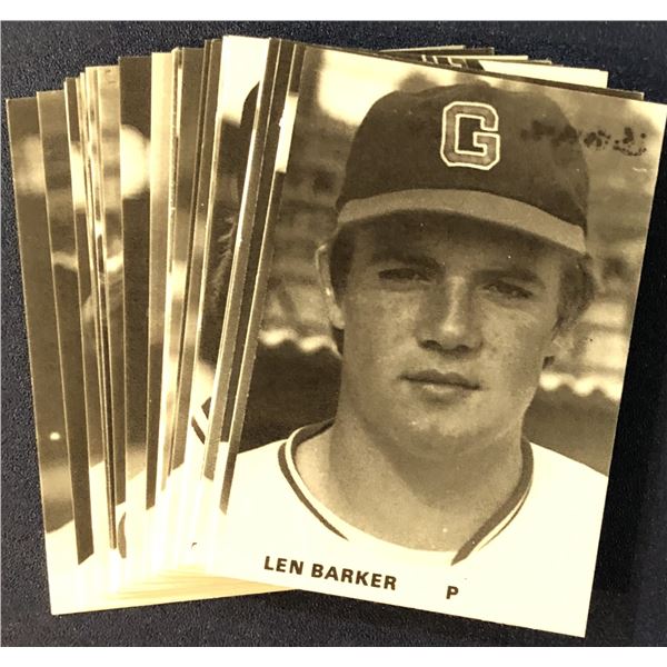 1974 TCMA MiLB GASTONIA RANGERS TEAM SET - LEN BARKER