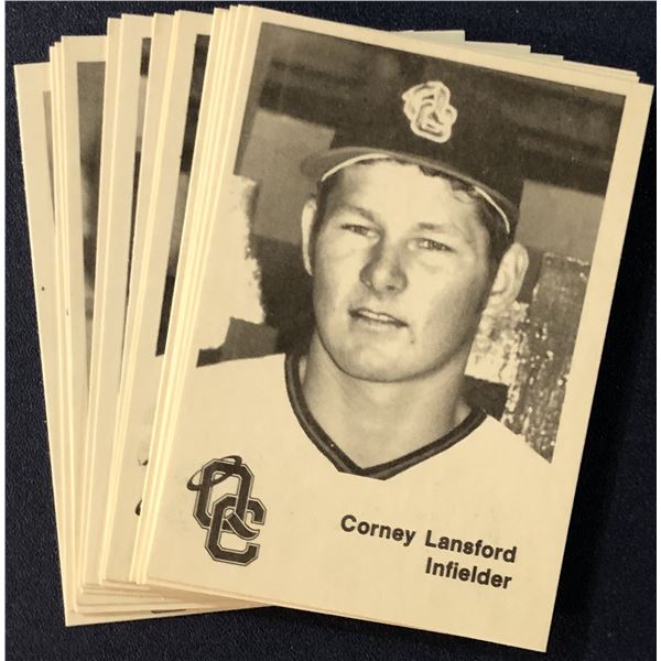 1976 TCMA MiLB QUAD CITY ANGELS TEAM SET - 'CORNEY LANSFORD'