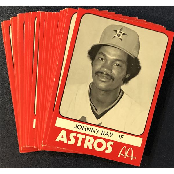 1980 TCMA MiLB COLUMBUS ASTROS TEAM SET - JOHNNY RAY