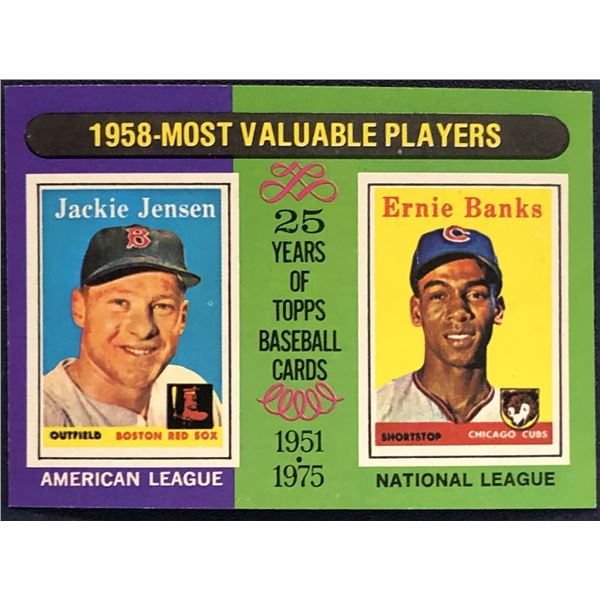 1975 TOPPS MINI ERNIE BANKS (HOF)