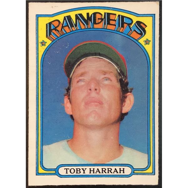 1972 O-PEE-CHEE TOBY HARRAH ROOKIE CARD