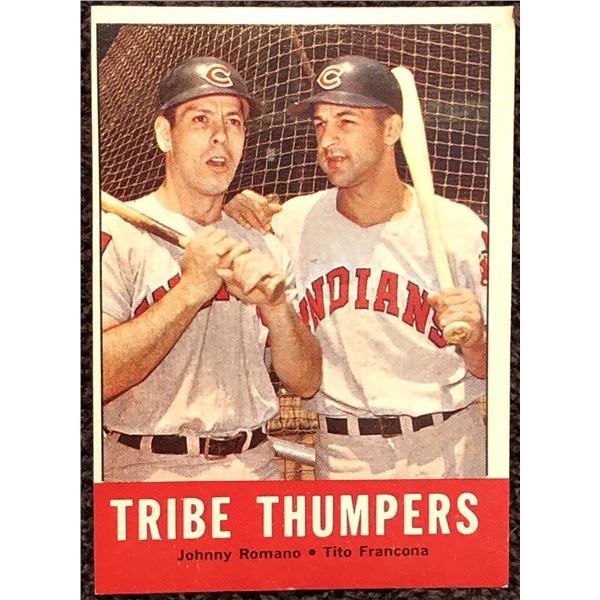 1963 TOPPS TITO FRANCONA